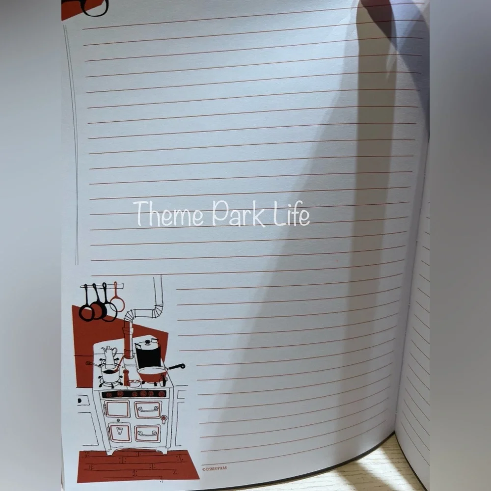 Disney Parks Remy Ratatouille Anyone Can Cook Lined Journal Notebook NEW